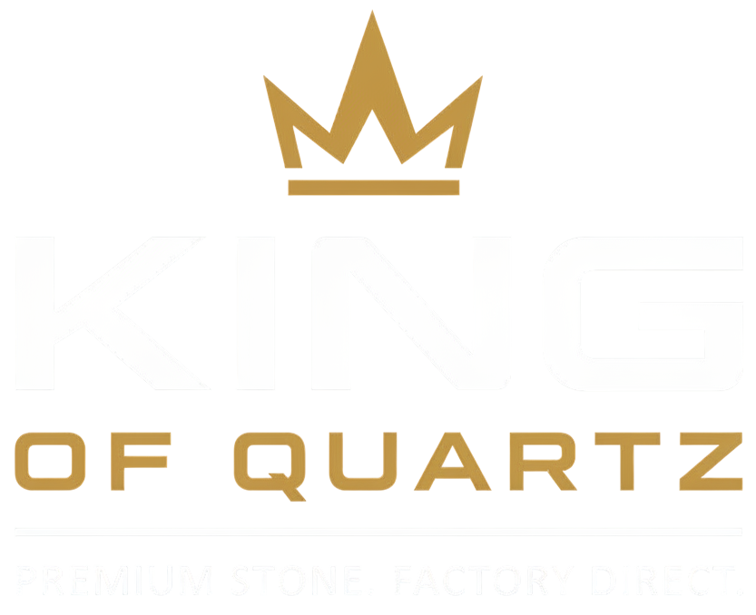 King of Quartz premium stone fabrication and installation logo